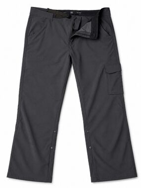 Prana Men's Charcoal Cargo Pants with Utility Pockets